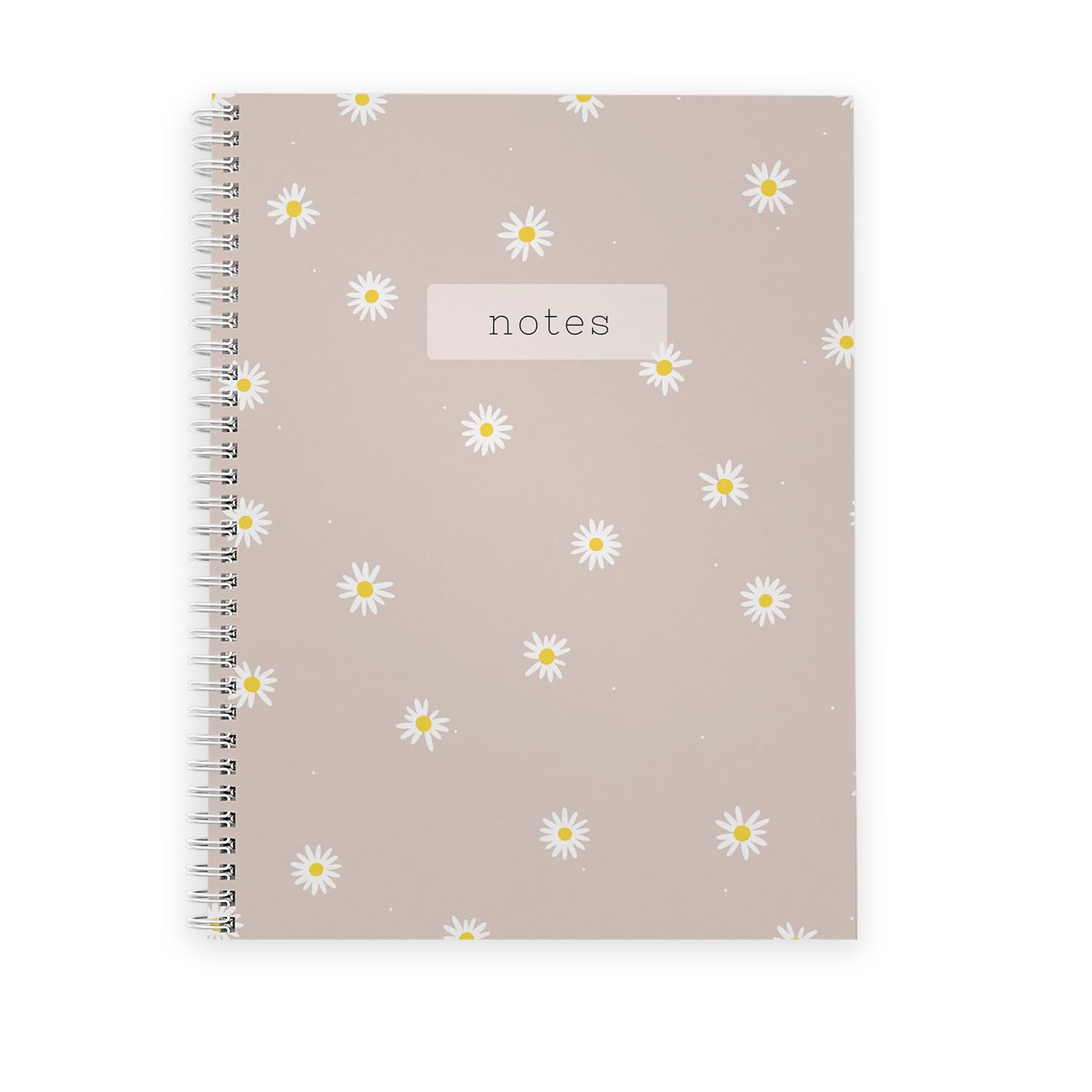 Carnet à spirales Daisy grand format cahier ligné couverture souple pour écriture et notes - 7