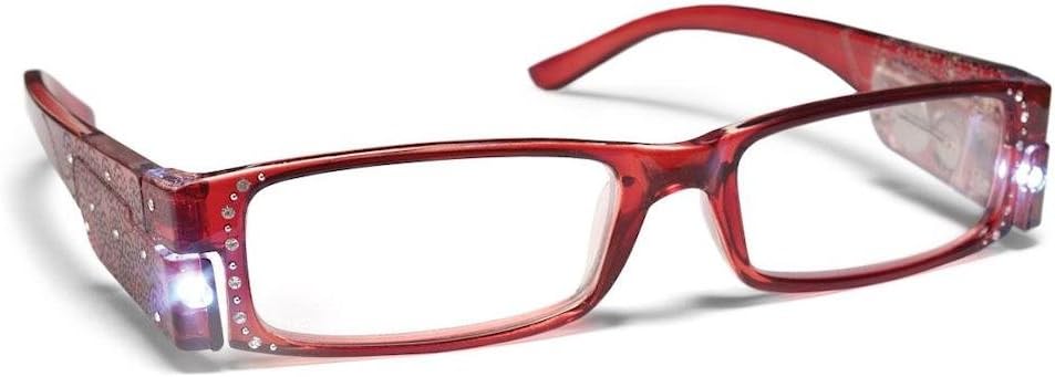PS Designs 01434 - LED Sparkles Frame +1.50 Lighted Reading Glasses