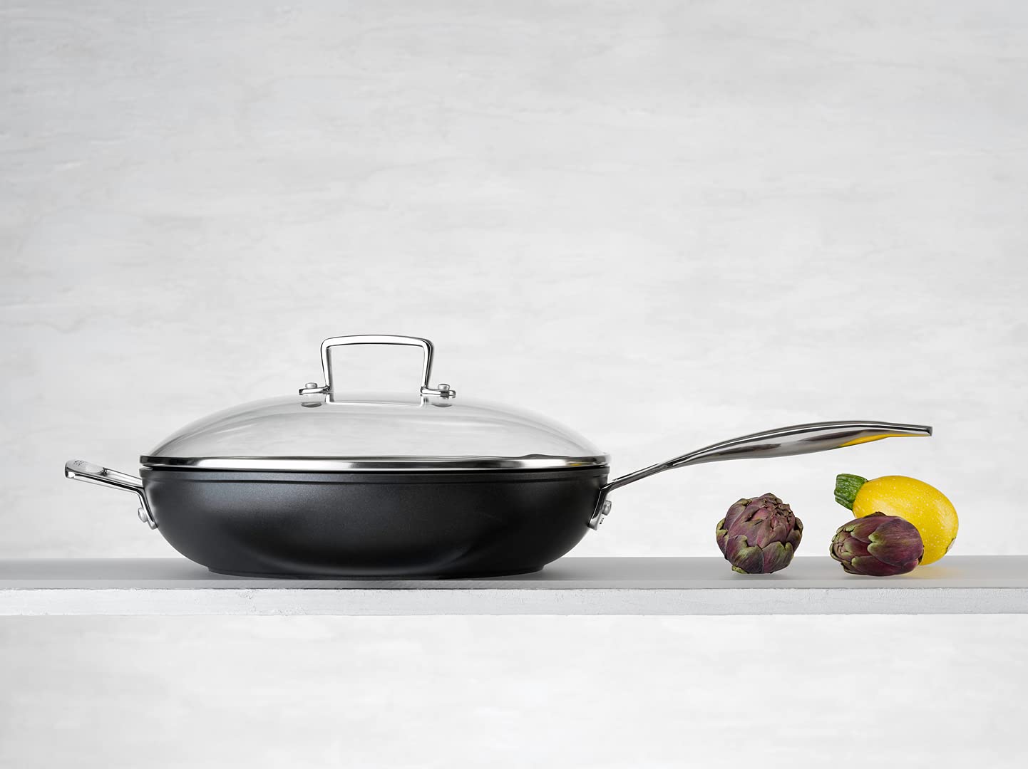 Le Creuset Tapa de cristal, 26 cm, plateado y transparente, 96200826000000