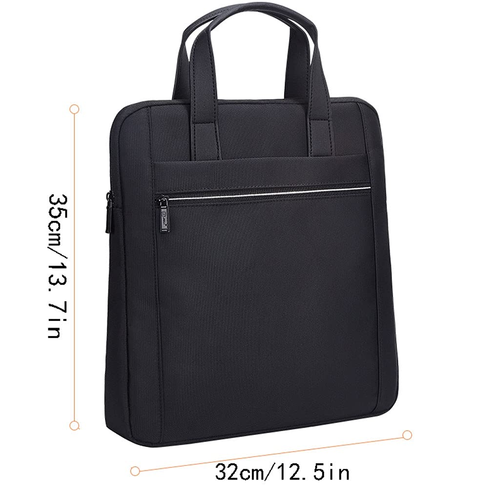 Carpeta de archivo A4 Bolsa de documentos verticales Portátil Reunión de negocios Reunión de negocios Cremallera impermeable Estudiante de gran capacidad for estudiante carpeta carpeta maletín Viaje a