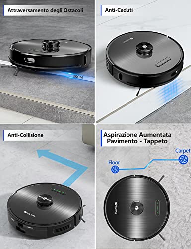 Proscenic M8 Robot Aspirapolvere Lavapavimenti