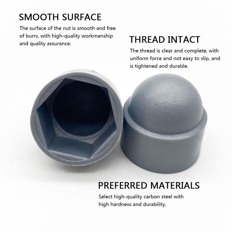 Enkotrade 4 Tappi Di Protezione Esagonali Neri Per M5, Larghezza - Foto 10