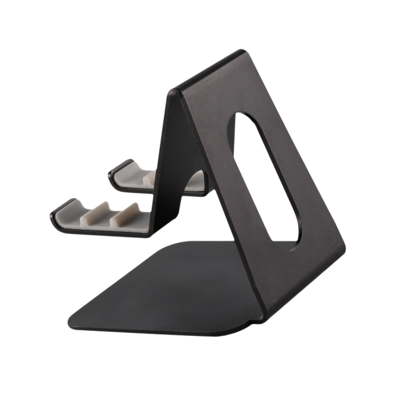 FONDOTIN Adjustable Phone Holder Aluminum Metal Bracket for Smartphones Desk Tablet Stand 3-Angle Desk Phone Base Supporter