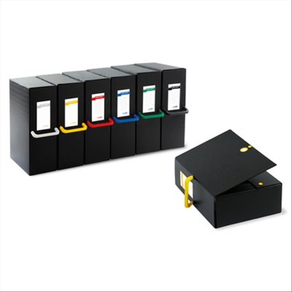 Rota Sei Next Big 120 Box Files Colpan Made of PVC- Covered Cardboard Yellow