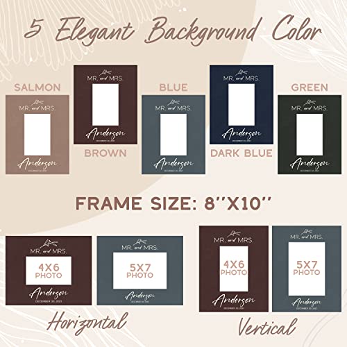 Amazing Items Personalized Love Picture Frame for Couples - 2 Sizes, 5 Colors - Valentines Gifts for Her, Him |Let the Adventure Begin| Wedding Gifts, Romantic Gifts, Long Distance Relationship4