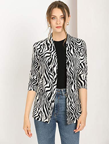 Allegra K Women's Long Sleeves Cardigans Shawl Collar Open Front Christmas Straight Knit Cardigan2