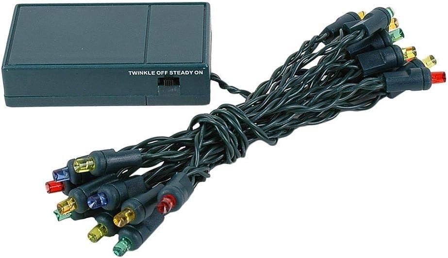 Novelty Lights Battery Operated 20 Count Multicolor LED Mini Lights, 8 Feet image 3