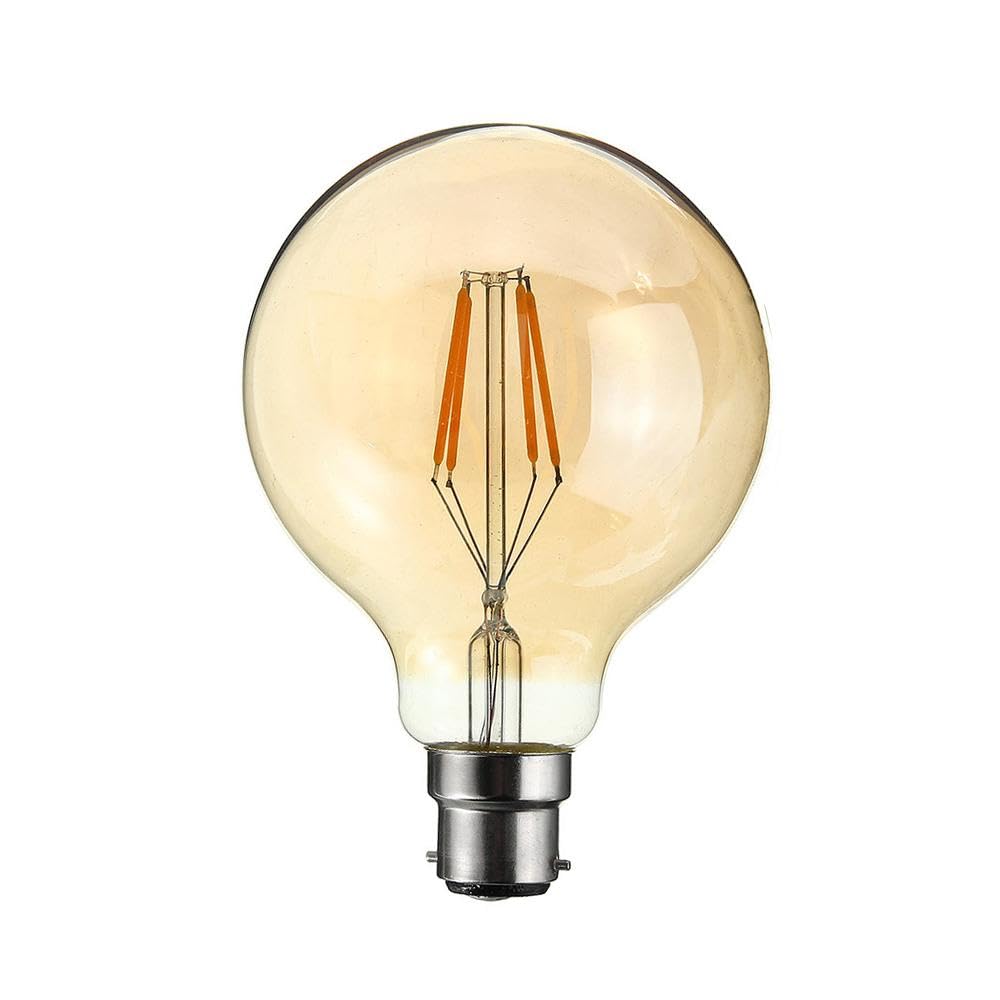DC VOLTAGE Vintage Edison G80 Globe LED Bulb, 4W B22 Bayonet Cap, Warm White 2700K, Retro Style Decorative Light for Home, Café & Bar, Energy-Saving Filament Design — image 1