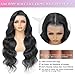 Gureimi 30 Inch Body Wave Lace Front Wigs Human Hair Wigs for Women 13x6 HD Lace Front Wigs Human Hair 200 Density Glueless Body Wave Wig Lace Frontal Wigs Pre Plucked Natural Black