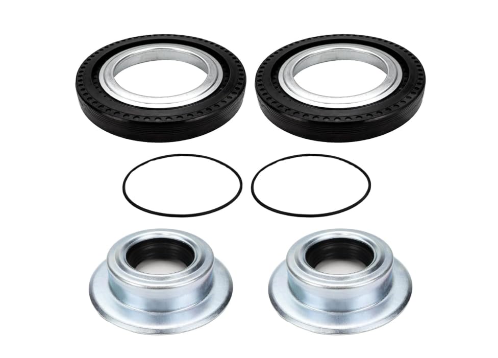 6 PCS Front Axle Knuckle Vacuum Seals, Hub O-Ring and Seals Kit Fit for 2005-2019 Ford F250 F350 F450 F550 Super Duty with Front Dana 60 Axles Replace 2017426 2014835 54983