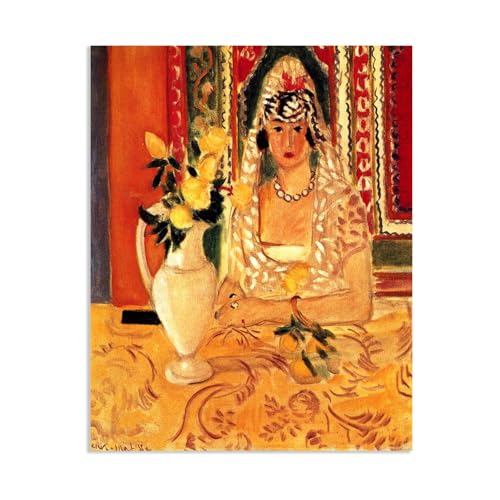 Toile Henri Matisse Femme espagnole - Décoration murale élégante de chambre