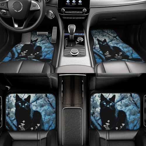 Tapis de sol voiture toutes saisons imperméables avec talonnette conducteur