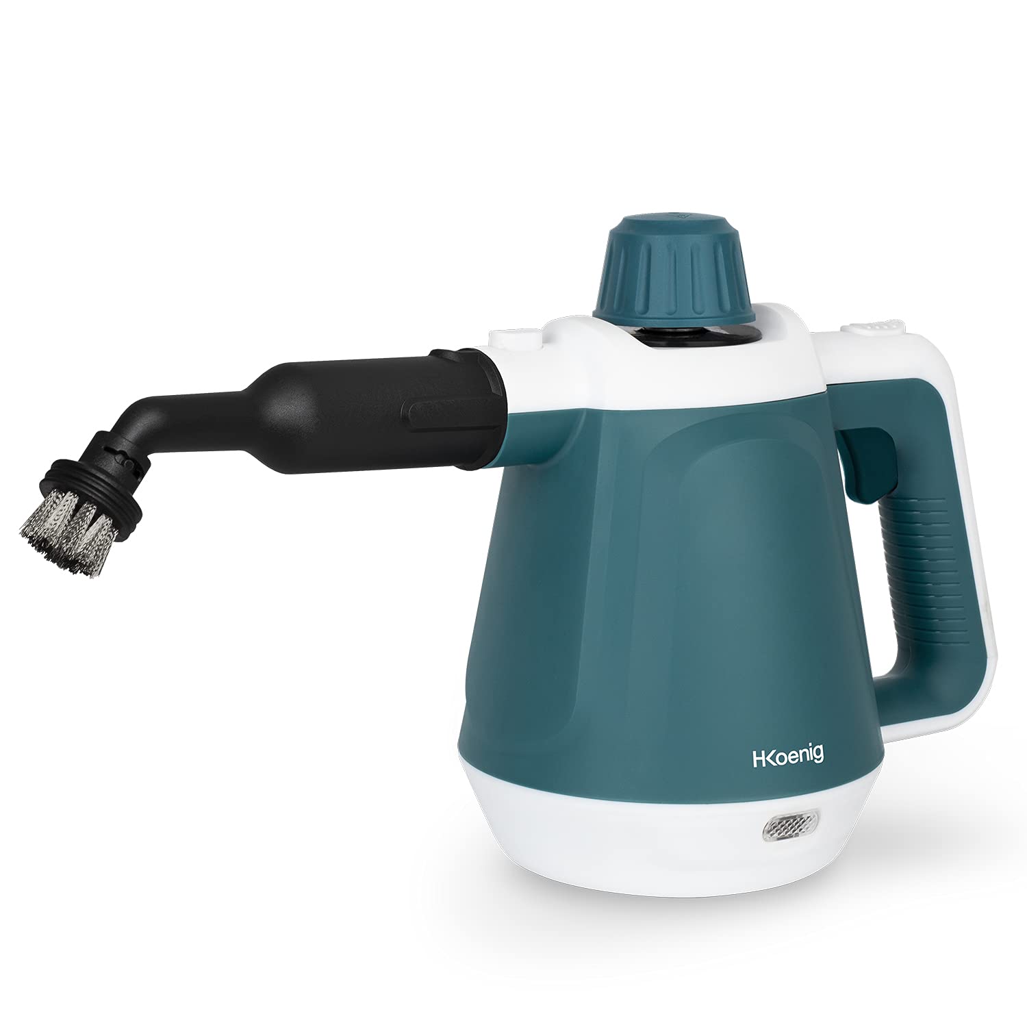 H.Koenig Handdampfreiniger NV680, 99,99% keimtötend ohne Chemie, 3.5 bar, Dampf 40g/Min., Betriebsbereit in 5 Min., 13 Zubehör, Fliesen, Küche, Bad, Fenster, Stoffe
