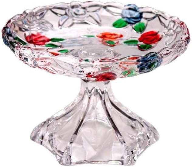 Crystal Rose Fruit Platter Family Dried Bowl Creativity Salad