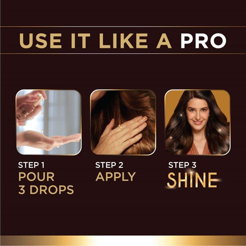 Image of Herbal Hair Serum for Women & Men | Contains Walnut Oil | Instant Shine & Smoothness | Regular use Hair Serum for Dry & Wet Hair | Gives frizz-free Hair | Soft & Silky Touch