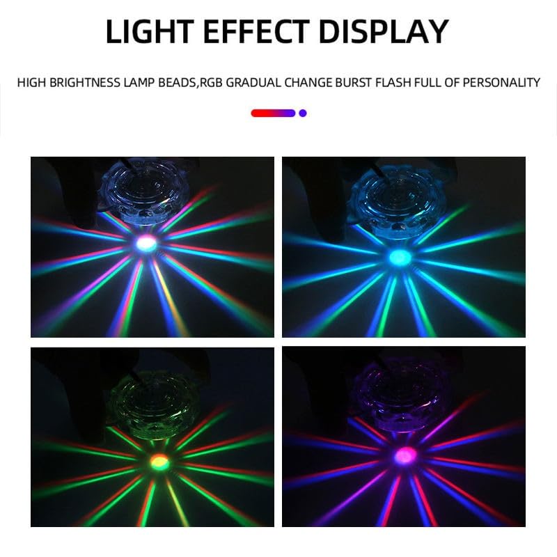 Image of Universal Motorcycle Underbody RGB Light Strip with Remote Flash Mode (Pack of 2)