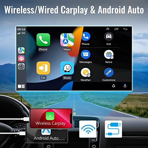 Podofo Autoradio Android 11 per VW Skoda Passat