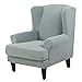 Konsilsa Armchair Cover Furniture Protector,Stretch Wingback Chair Covers Wing Chair Slipcover Wing Backed Chair Covers Wing Chair Covers Wingback Chair Slipcover Spandex (Color : H)