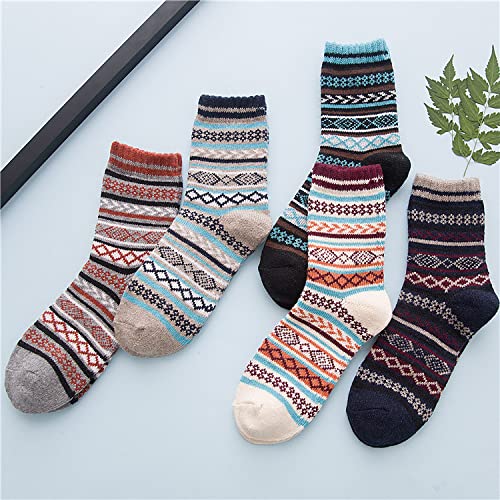 Image of Womens Wool Knit Winter Socks