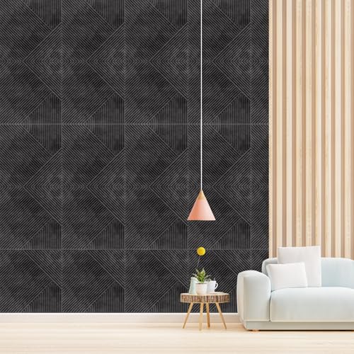 Image of Kayra Decor 3D Self Adhesive Wall Panel Nexa Gray TP 106 Design Pack of 40 Covers 107.80 Sq. Ft.TP106