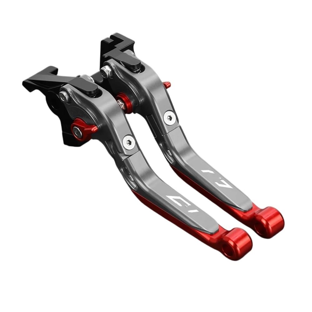 YZWHKL Brake Handle Lever Motorcycle Extendable Adjustable Brake Clutch Levers Handlebar Grips for YZFR7 YZF R7 YZF-R7 Yzfr7 2022 2023