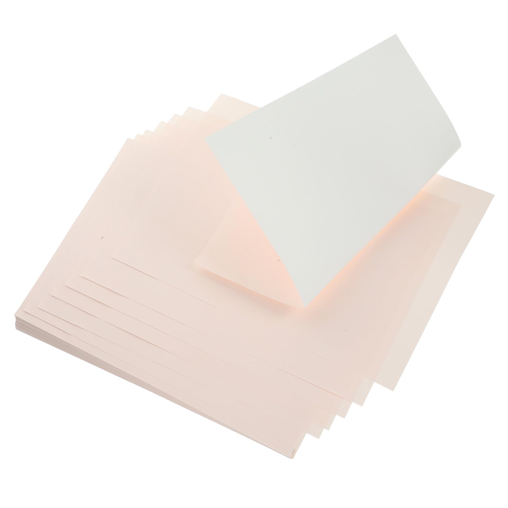 SHINEOFI Papier Transfert Thermique A4 pour T-shirts et Métal, 100 Feuilles Rose pour Impression par Sublimation, pour Projets DIY et Transfert Thermique Précis