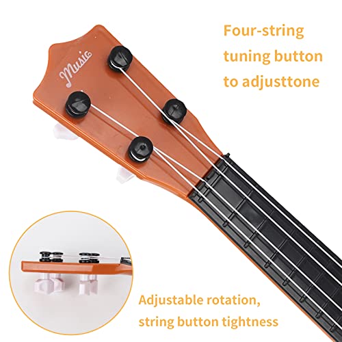 Guitare ukulélé 42 cm Soprano ukulélé Instrument de Musique Classique pour Guitare ukulélé avec 4 cordes réglables, mini… - Les Beatles, Paul McCartney, John Lennon, RIngo Starr, George Harrison Guitare ukulélé 42 cm Soprano ukulélé Instrument de Musique Classique pour Guitare ukulélé avec 4 cordes réglables, mini… – Image 6