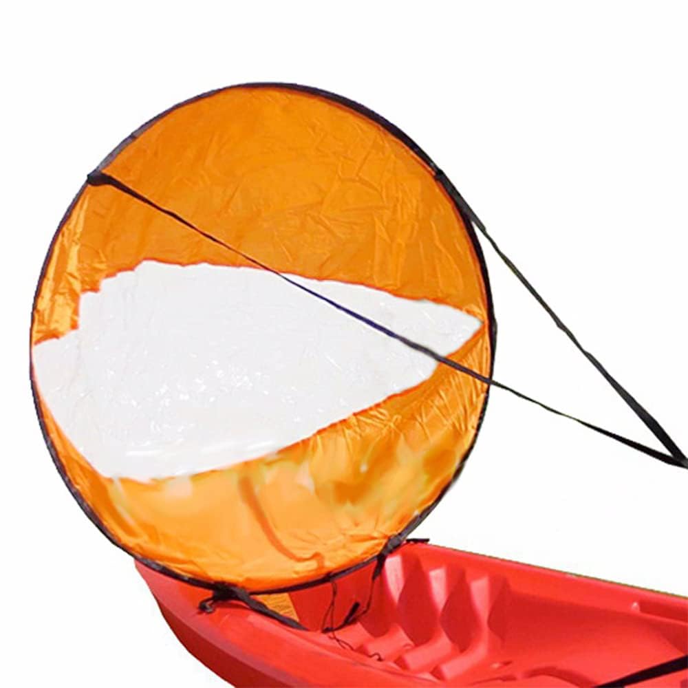 Sarini 42 Zoll Kajak-Windsegel-Paddel, Downwind-Windsegel-Set, Popup-Windsegel-Paddleboard-Zubehör für Schlauchboote, Kajaks und Kanus