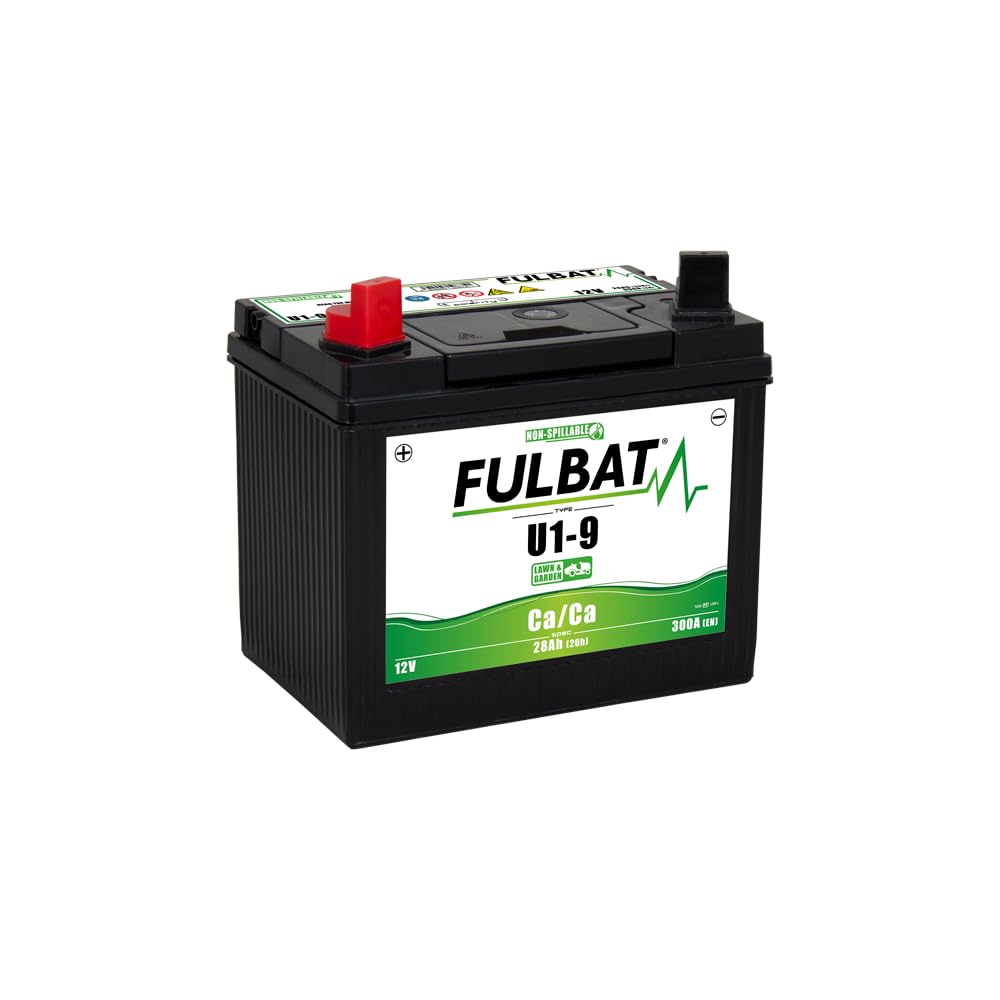 Batterie Fulbat Motoculuture Lawn mower U1-9 Ca/Ca 12 V 28 AH, Tondeuse à gazon