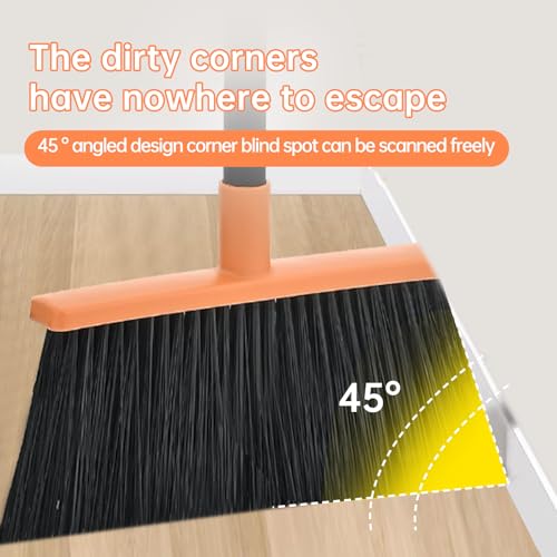 loyimioo Umweltfreundliches Besen und Kehrschaufel Set mit Verlängerbarem Griff und Platzsparender Aufbewahrung – Bild 4