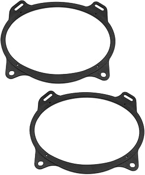 6x9 inch Rear Deck Speaker Adapter Spacer Ring Fit for Toyota Camry 2002-2011, Corolla 2003-2013 Solara 2004-2009 Yaris 2007-2015, Aftermarket Mounting Bracket