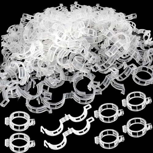 Funrelaxer Pflanzenclips Für Kletterpflanzen, 200 Stück Klammern Für Pflanzen, Pflanzenclips, Rankhilfe Tomaten, Tomaten Spalier, Tomaten Rankhilfe Klammern Für Pflanzen