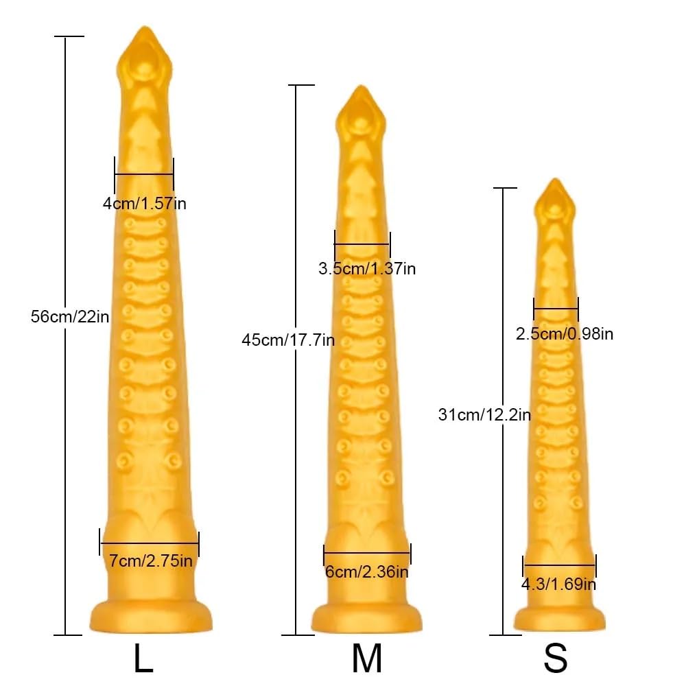 Plug anale 22 pollici Lungo Anal Plug Tentacolo Enorme Butt Plug Silicone Morbido Anal Dildo Con Ventosa Donna Uomo Grande Sesso Anale giocattolo adulto