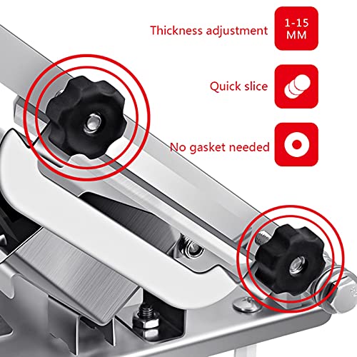 Manueller Fleischschneider Haushaltsanleitung Slicer Fleisch Schneidemaschine Gemüsearmton Rolls Cutter Slicing Maker… – Bild 5
