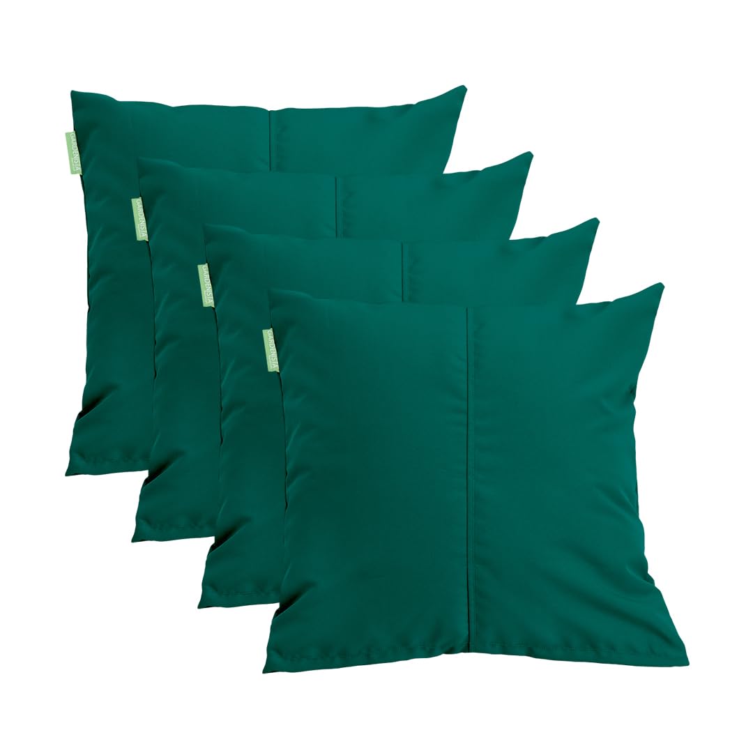 Gardenista Large Garden Scatter Cushion | Water Resistant Hollowfibre Filled Outdoor Seating Furniture Pillow | Great for Patio Rattan Chairs | Comfy & Lightweight (2, Grey) — view 16
