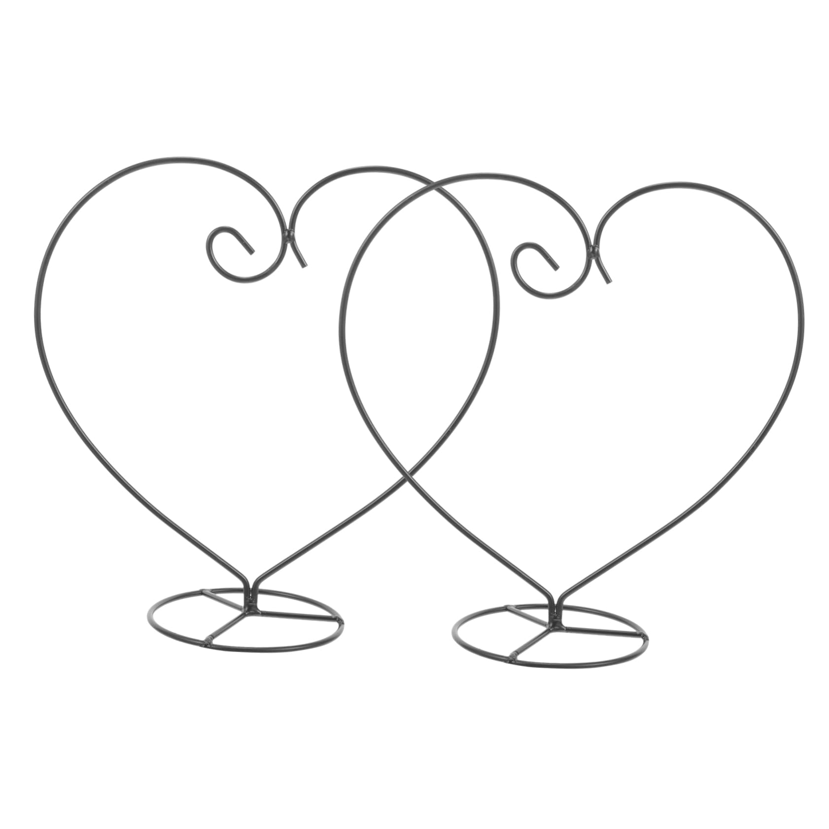 ABOOFAN 4 Pz espositore in Ferro Decorazione per Matrimonio e casa Supporto per Appendere Il Cuore Supporto per Fiori sospeso Supporto per impianto Aereo sospeso Appendiabiti da Appendere