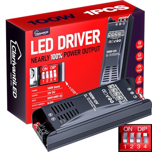 LED Transformer Dimmerabile 12V 100W 8.33A 1PCS Alimentatore stabilizzato switching