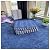 24Pcs Plush Foam Floor Mat Square Interlocking Carpet Tiles 12X12 Inch Puzzle Piece Carpet Squares Thick Fluffy Foam Floor Tiles for Parlor Bedroom, Navy Blue
