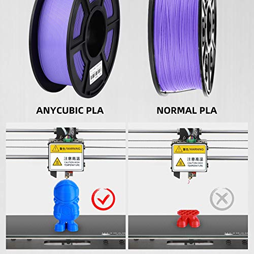 ANYCUBIC Filament 1.75 PLA Lila, 3D Drucker Filament PLA 1kg Spool für 3D Drucker und 3D Stift - Image 4
