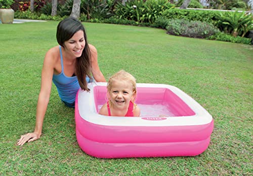 Image of V24 Wetset Collection Inflatable Square Pools for Kids 1 to 3 Years Old | Big Bath Kiddie Pool for Summer (Play Box Pool)