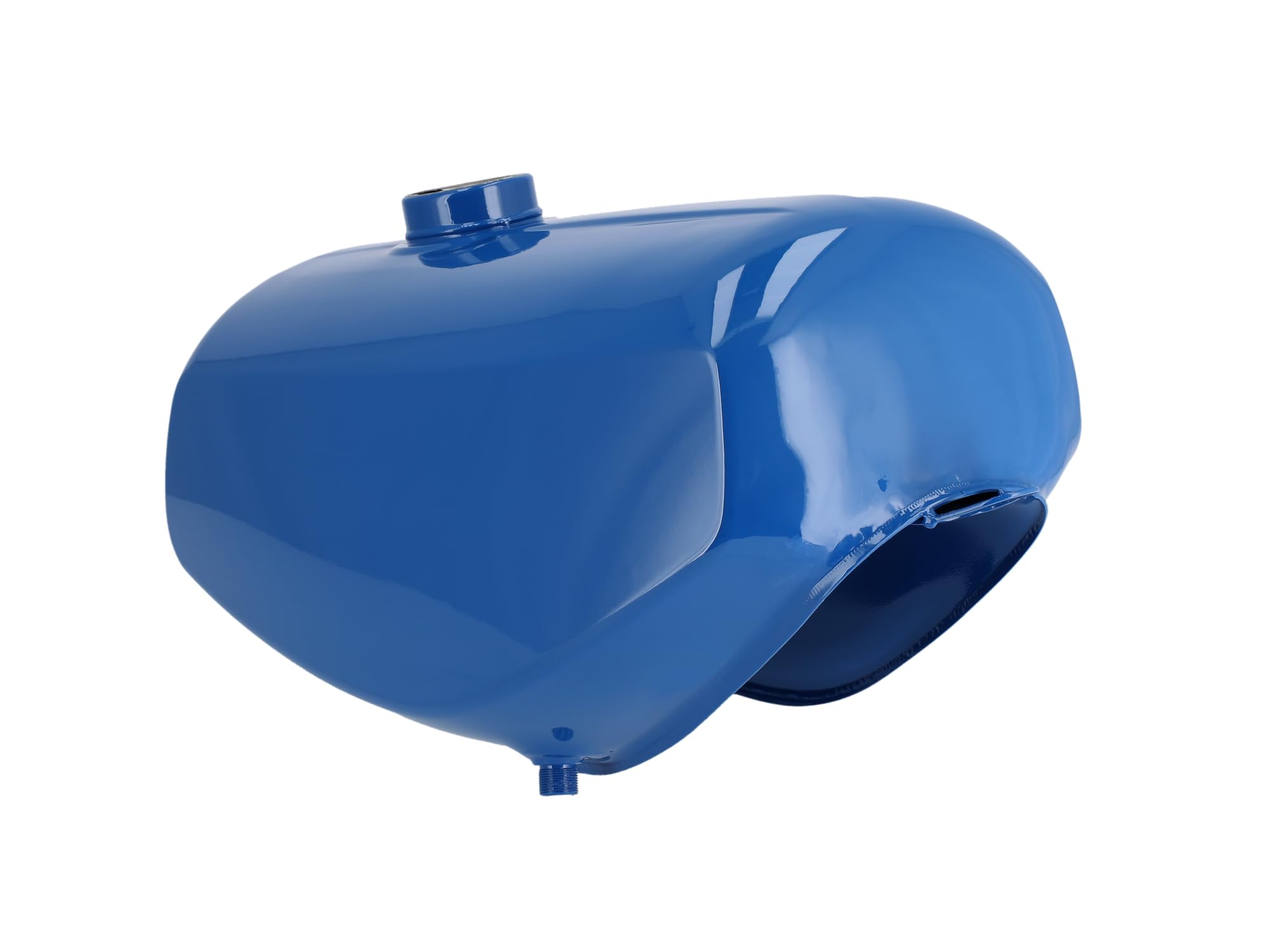 Set: Tank + Seitendeckel, Blau RAL 5019 - für Simson S50, S51, S70