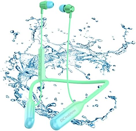 LAMA Bluetooth Neckband Earphones, Wireless Headphones IPX5 Waterproof, Neckband Headphones with Noise Reduction Mic, Magnetic In Running Earphones, HD Stereo Sound Sport Earbuds with 100Hrs Playtime
