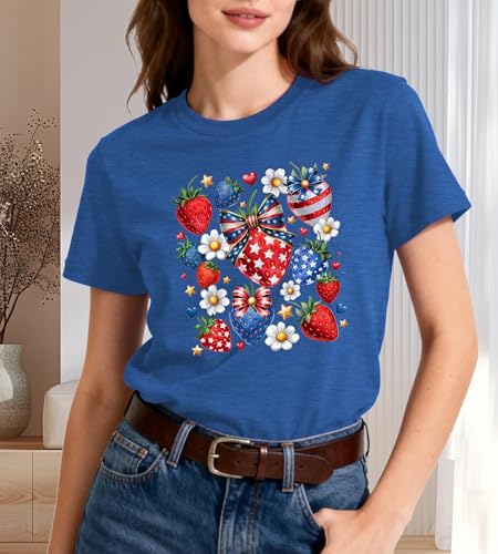 Image of 4th of July Floral American Flag Tank Top for Women Patriotic Sleeveless Apparel