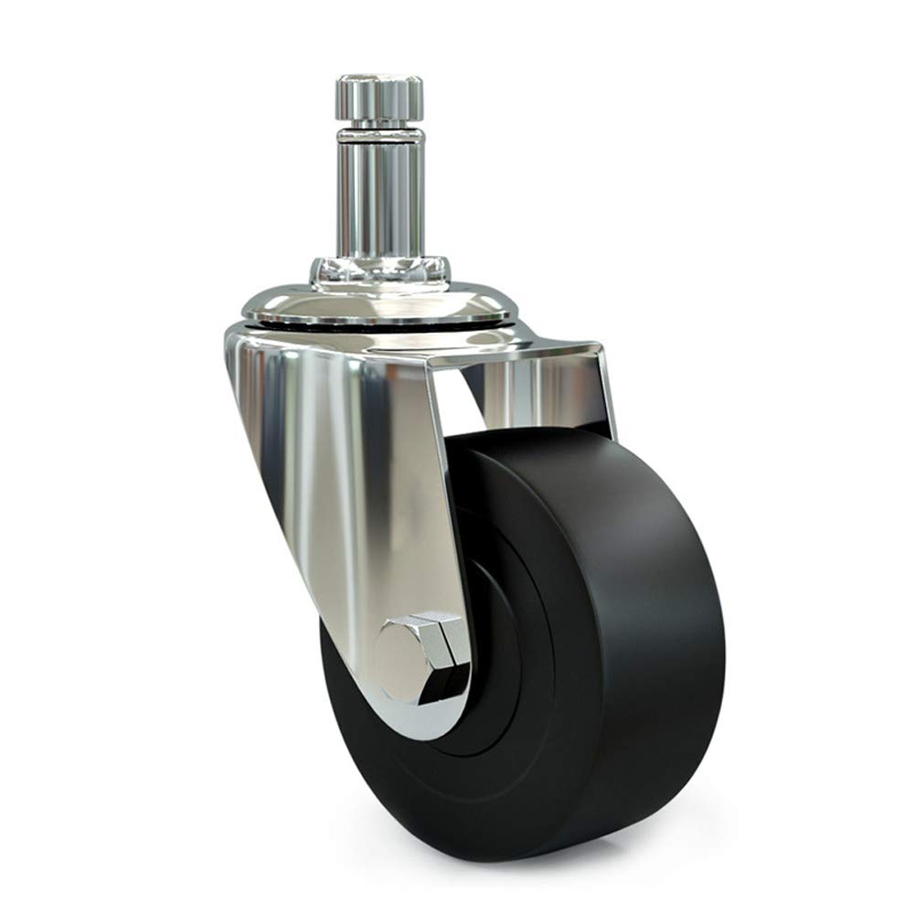 4 koła do łóżeczka 50mm 2-calowy wspornik M11 cicha guma uniwersalny obrotowy 200kg Heavy Duty do wózka meblowego łóżeczko dziecięce krzesło biurowe