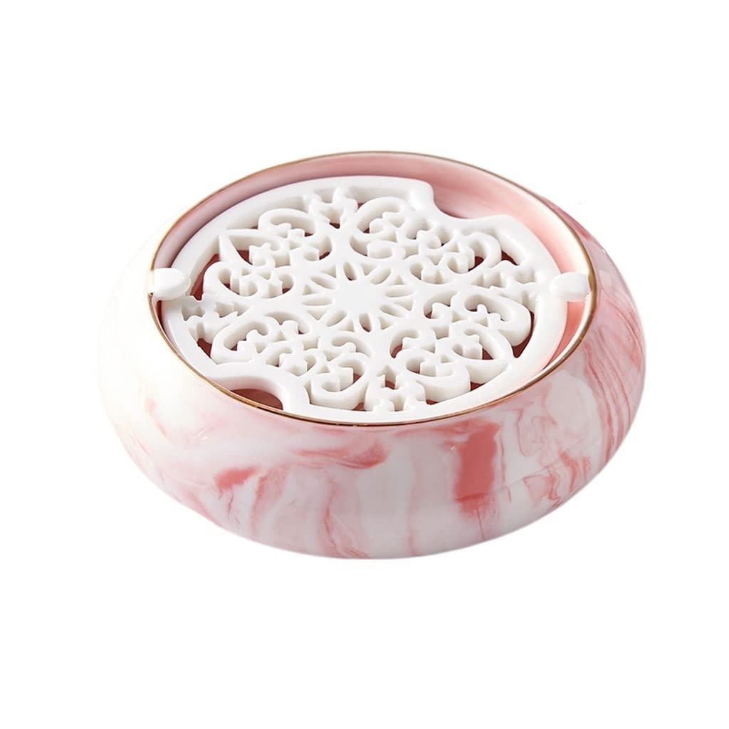 Jabonera Autodrenante Estilo nórdico Drenaje de cerámica Caja de jabón con encimera de encimera cubierta de lavabo interior Cocina Creativa Simple baño baño Sojúcamine Jabonera Jabonera Guardar
