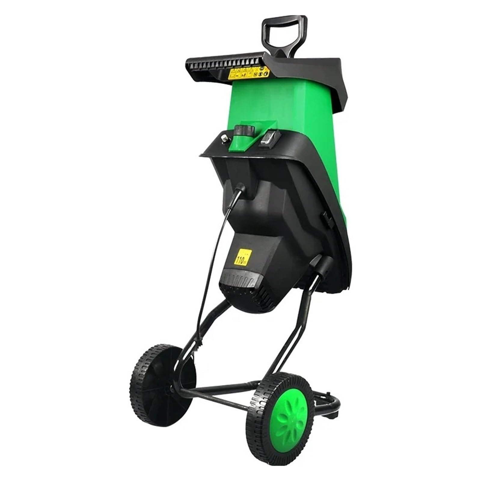 Trituradora De Jardín 2400W Y 50L, Ramas Hojas, Eléctrica, Herramientas , Madera, Puede Romper Funcionamiento Silencioso(2400Wshredder+10m Line)