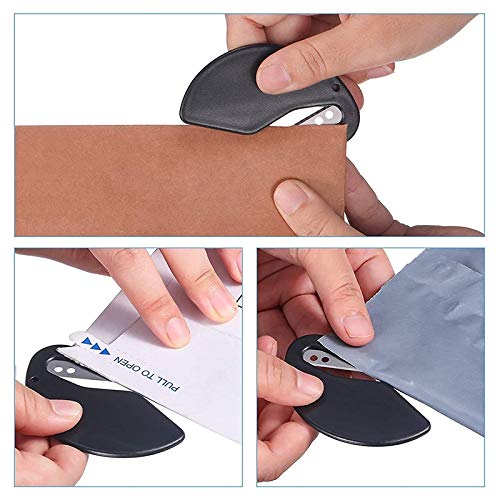 Kuinayouyi Brief Opener Envelop Cutter Mail met Blade Papier Mes Brief Opener Film Cutter Matras Unpacker Touw Cutter 3… - Afbeelding 4