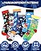 6 Pairs Novelty Sports Gifts for Boy Teen Funny Athletic Cotton Crew Socks Xmas Gift for Lacrosse Hockey Lovers Youth 13-19(Lacrosse)
