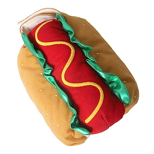 Disfraz cálido para perros y gatos diseño hamburguesa XXL