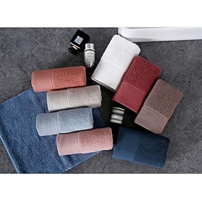 Handtuch-Badetuch-Set, Geschenkbox, Baumwoll-Badetuch, drei Sets für Erwachsene, verdicktes, weiches Wasserhandtuch (Farbe: A 3PS, Größe: 75 x 34 cm + 140 x 70 cm) (B 3 PS 75 x 34 cm + 140 x 70 cm) – Bild 3
